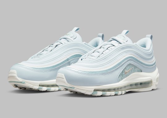 Subtle Camouflage Returns To This Icy Blue Nike Air Max 97