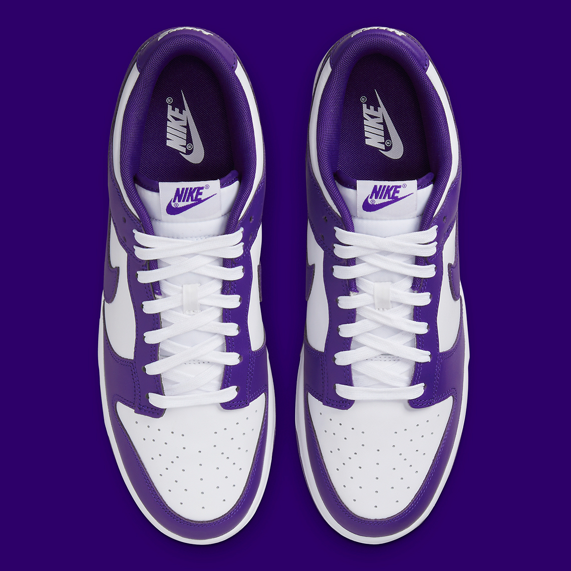 Nike Dunk Low White Court Purple Dd1391 104 2
