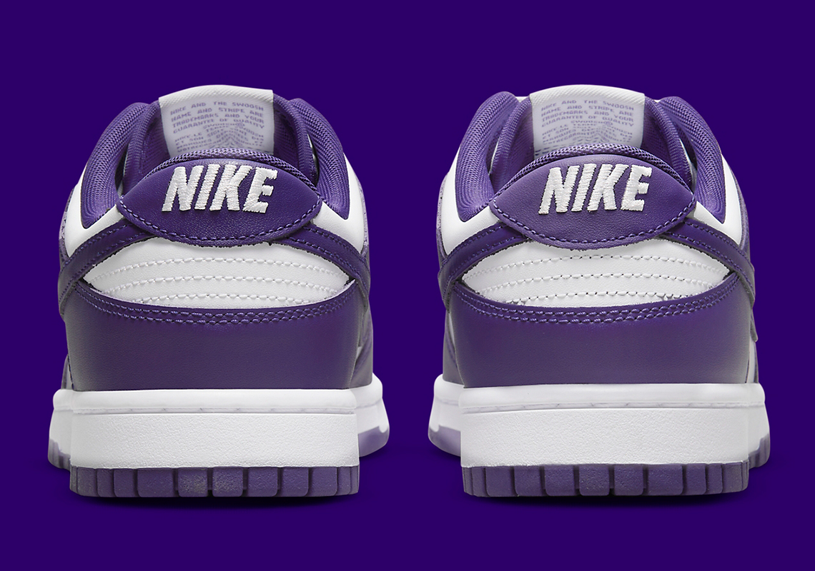 nike dunk low court purple