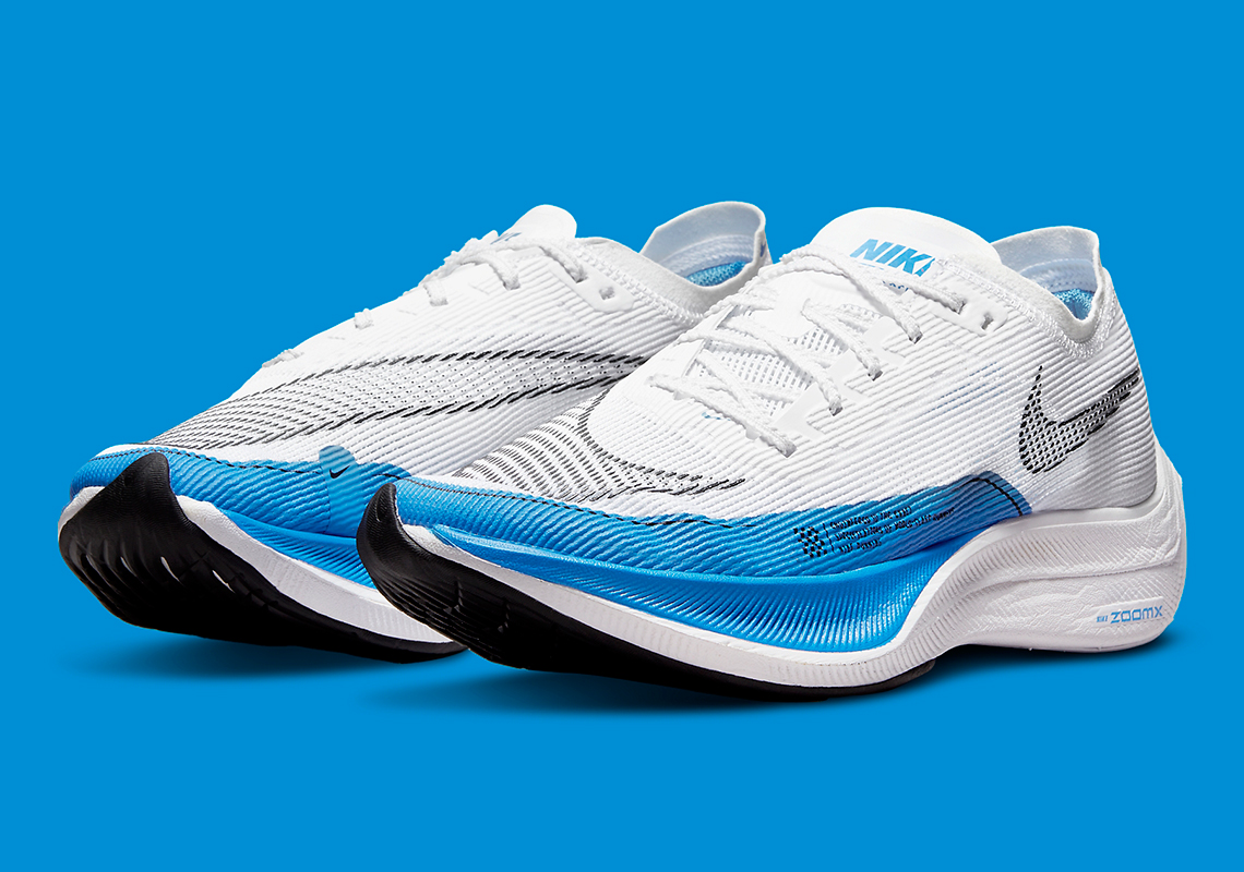Nike ZoomX VaporFly NEXT% 2 White Blue CU4111-102 | SneakerNews.com