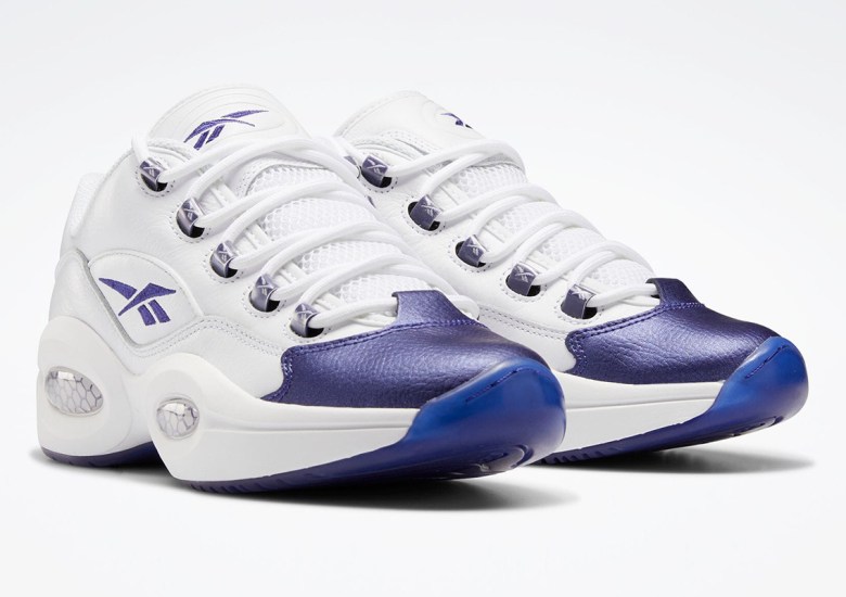 reebok question low homme argent