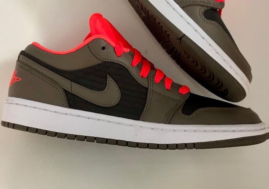 Olive And Infrared Collide On This Upcoming Air Jordan 1 Low