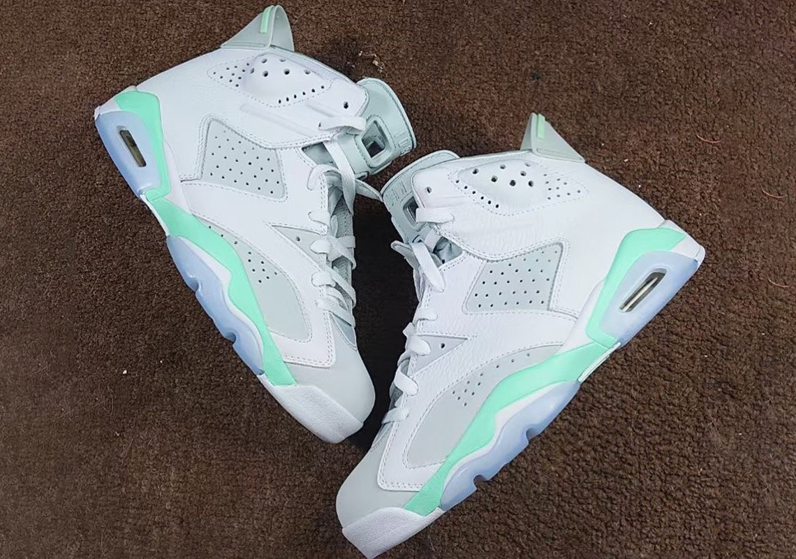 jordan 6 mint green