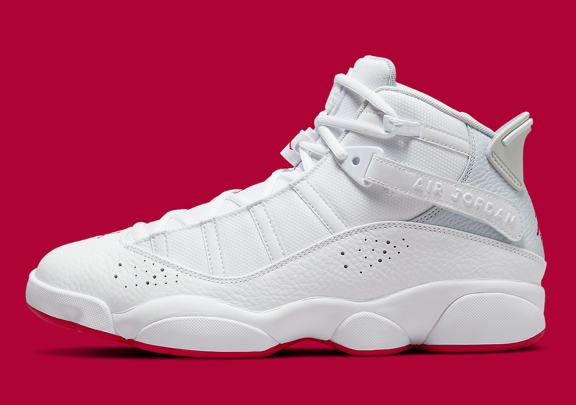 all white jordan six rings