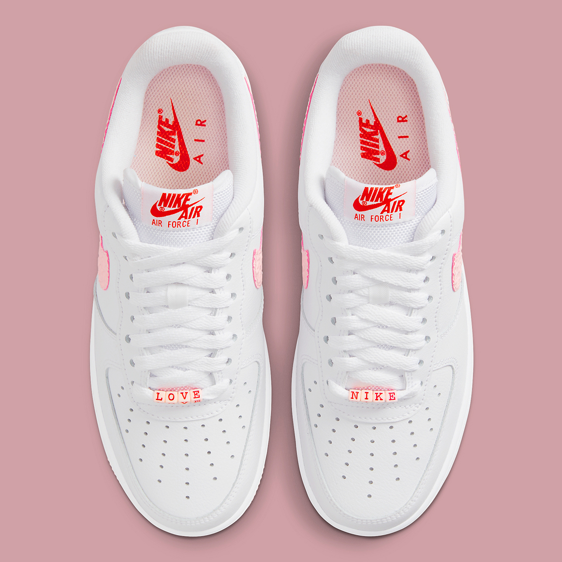 Nike Hyperelite Air Force 1 Valentines Day DQ9320 100 3