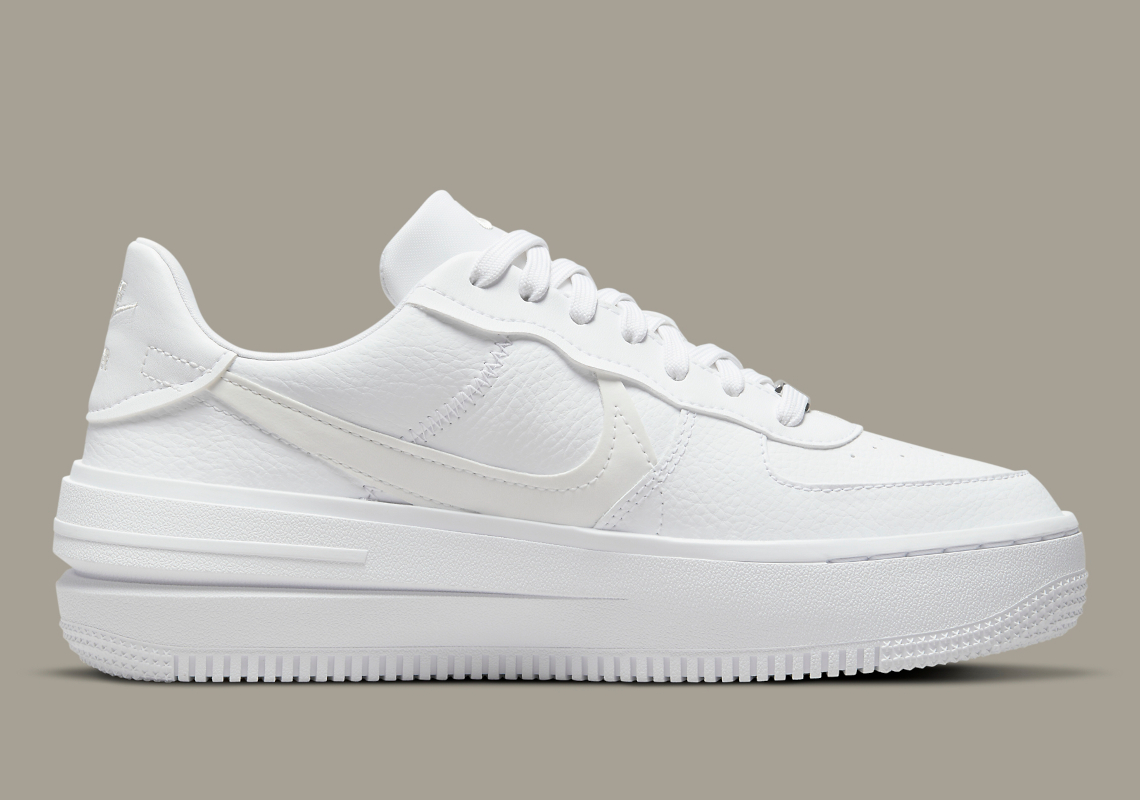 white nike air force platform