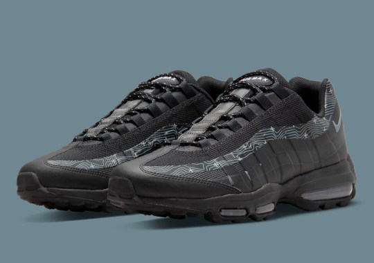 Topographic Detailing Appears On This Stealthy Nike Air Max 95 Ultra