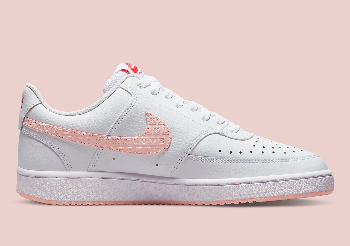 nike women's court vision low valentine's day shoe