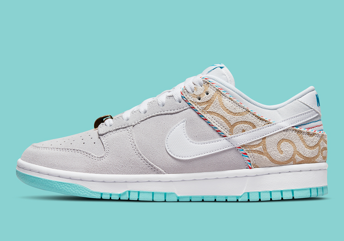 Nike basketball Dunk Low Barber Shop White DH7614 500 1