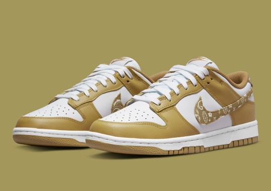 Official Images Of The Nike Dunk Low "Barley Paisley"