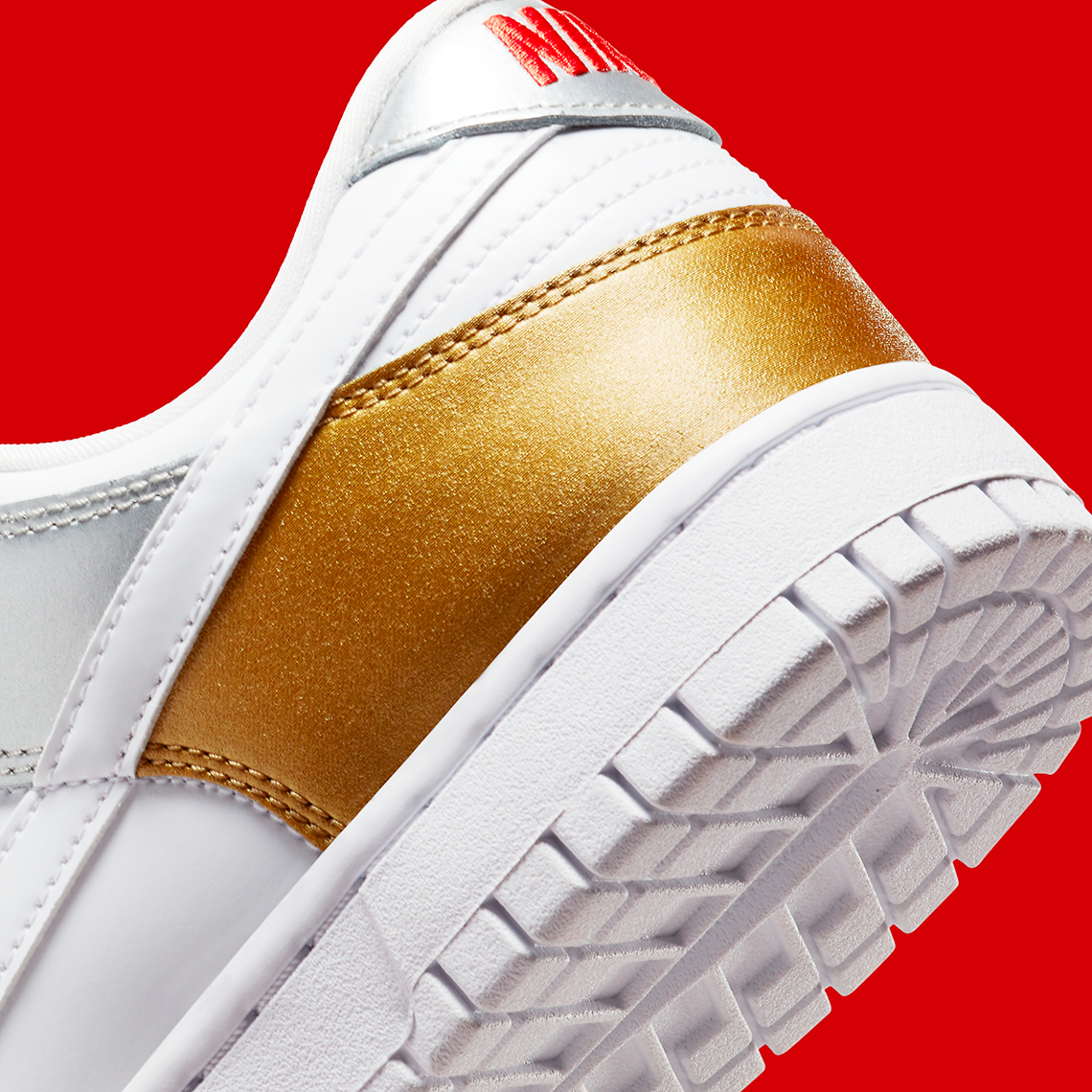 Nike Dunk Low WMNS Gold Silver DH4403-700 Release Date