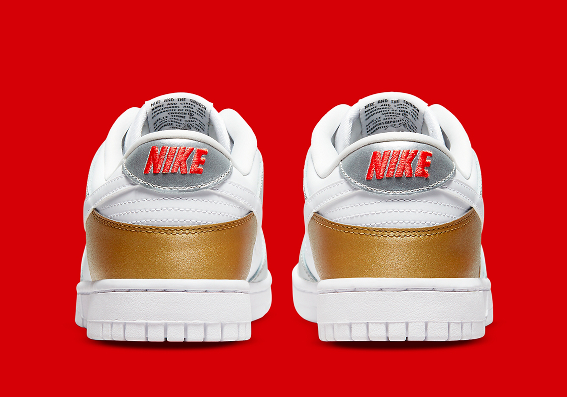 Nike Dunk Low WMNS Gold Silver DH4403 700 5