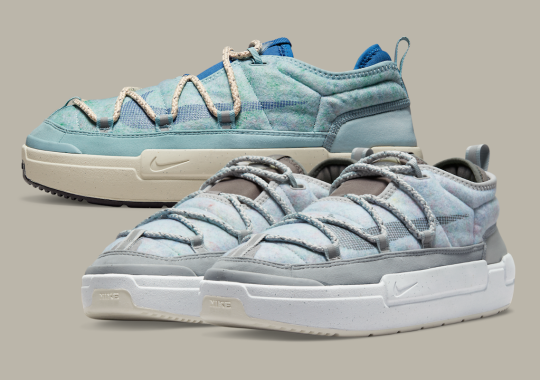 Pillowy Textile Gets Grey And Blue Makeovers Across These Two Nike Offline Pack Releases