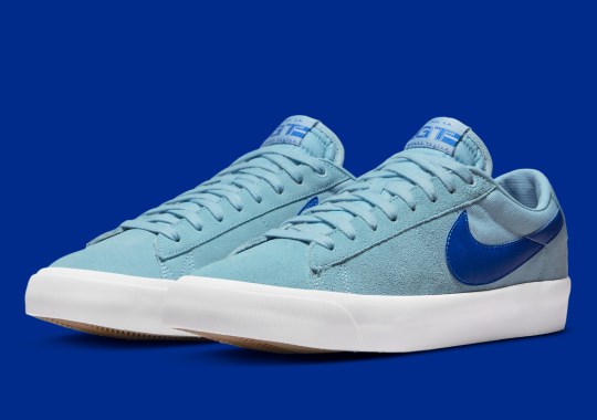 Grant Taylor’s foamposite Nike SB Blazer Low GT Returns In Shades Of Blue