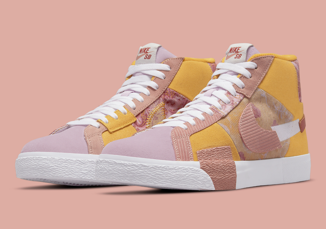 nike blazer rose gold