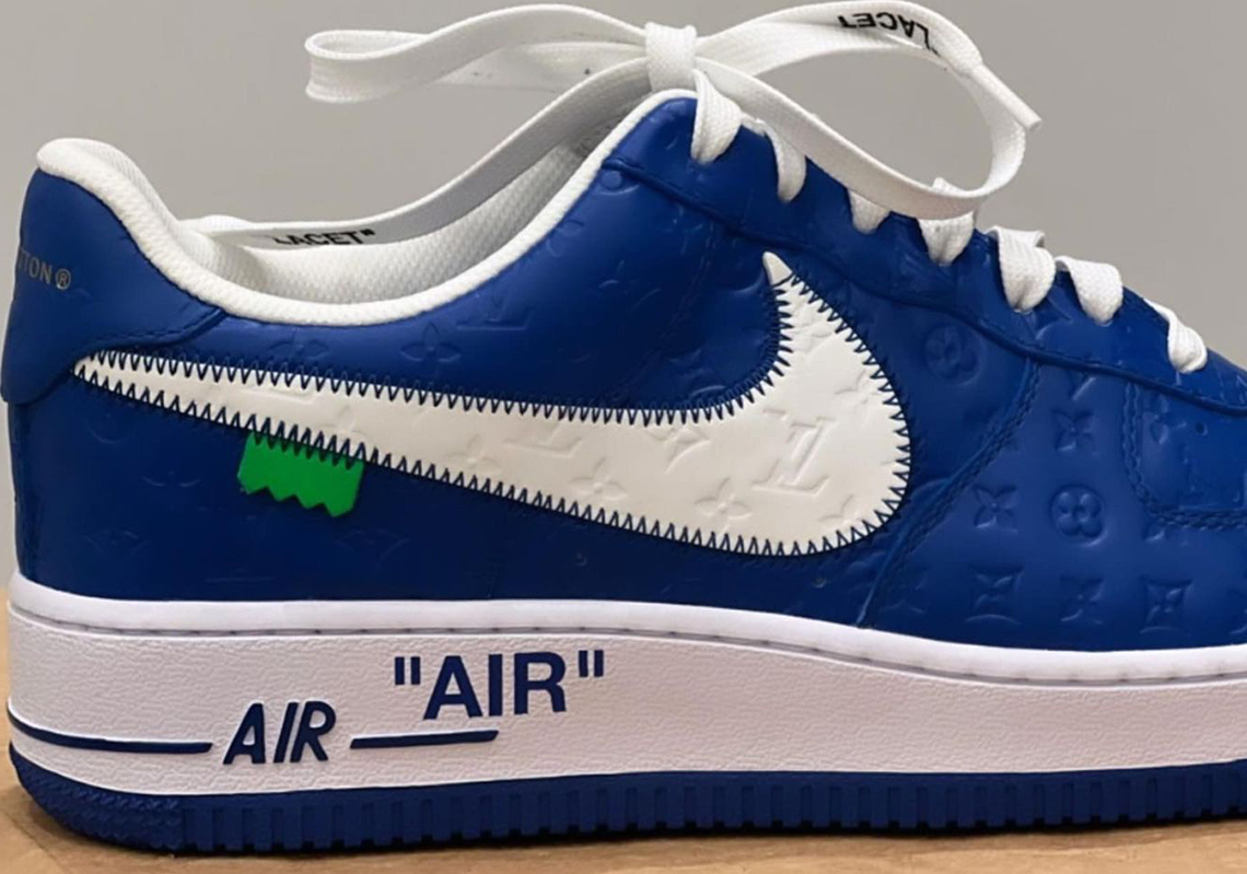 Louis Vuitton af1 off white blue Off-White Nike Air Force 1 Release Info