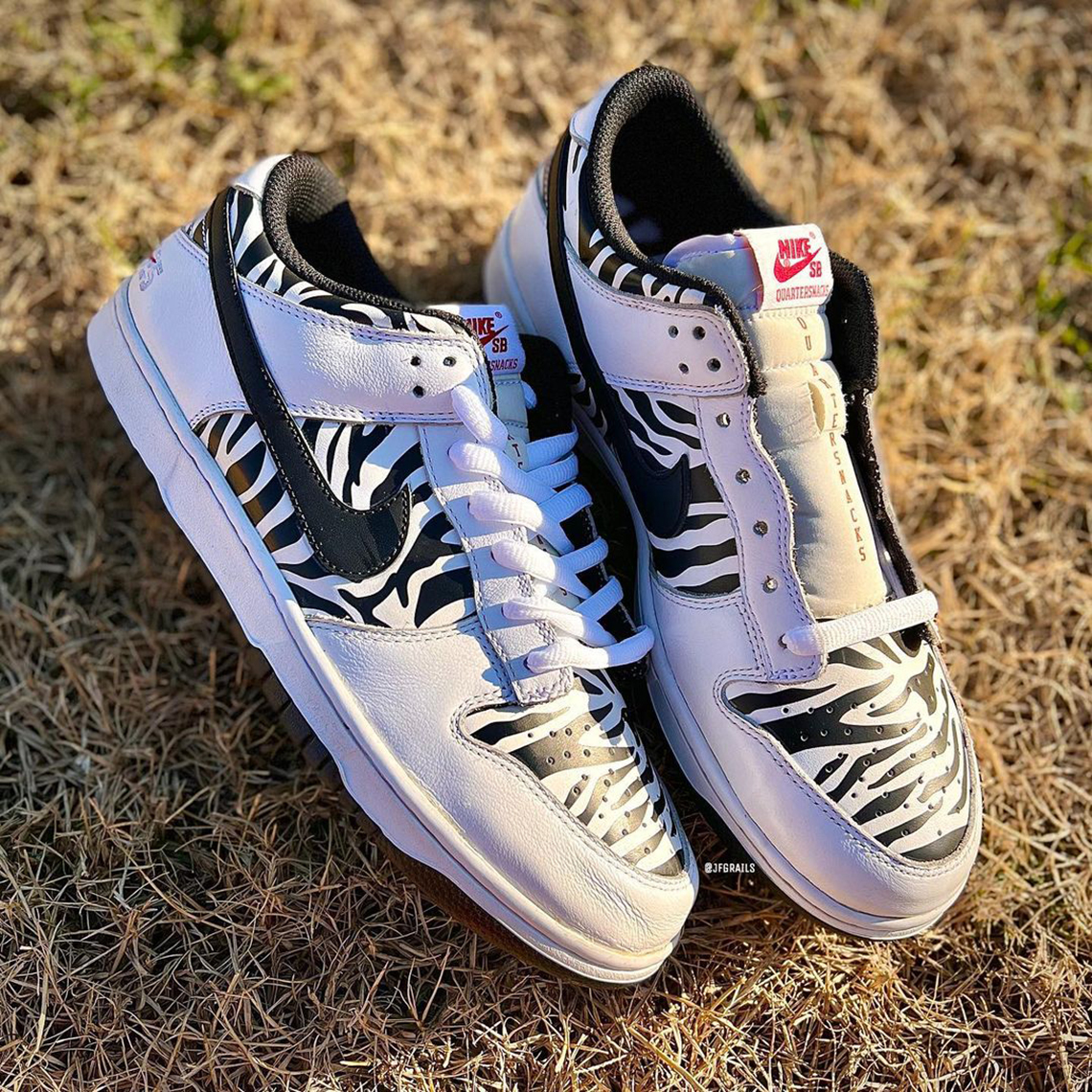 Quartersnacks Nike Dunk Low White Release Info | SneakerNews.com
