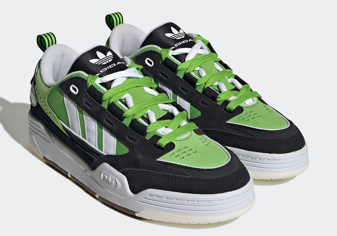 green and black skate shoes