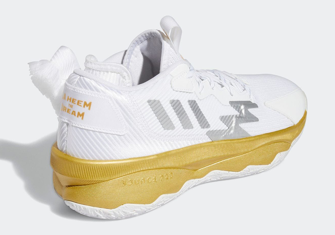 adidas Dame 8 White Gold GY1755 0