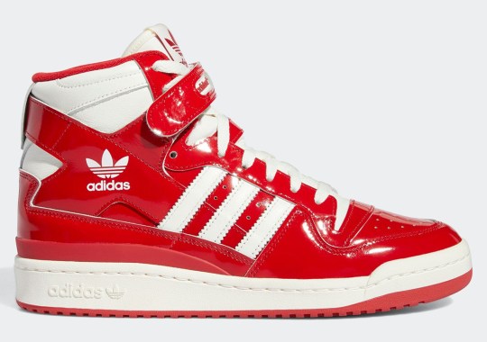 The adidas Forum ’84 Hi Dons Red Patent For Its Valentine’s Day Outfit