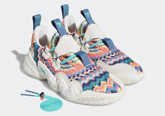 The adidas Trae Young 1 Rings In Spring With A Tie-Dye Colorway