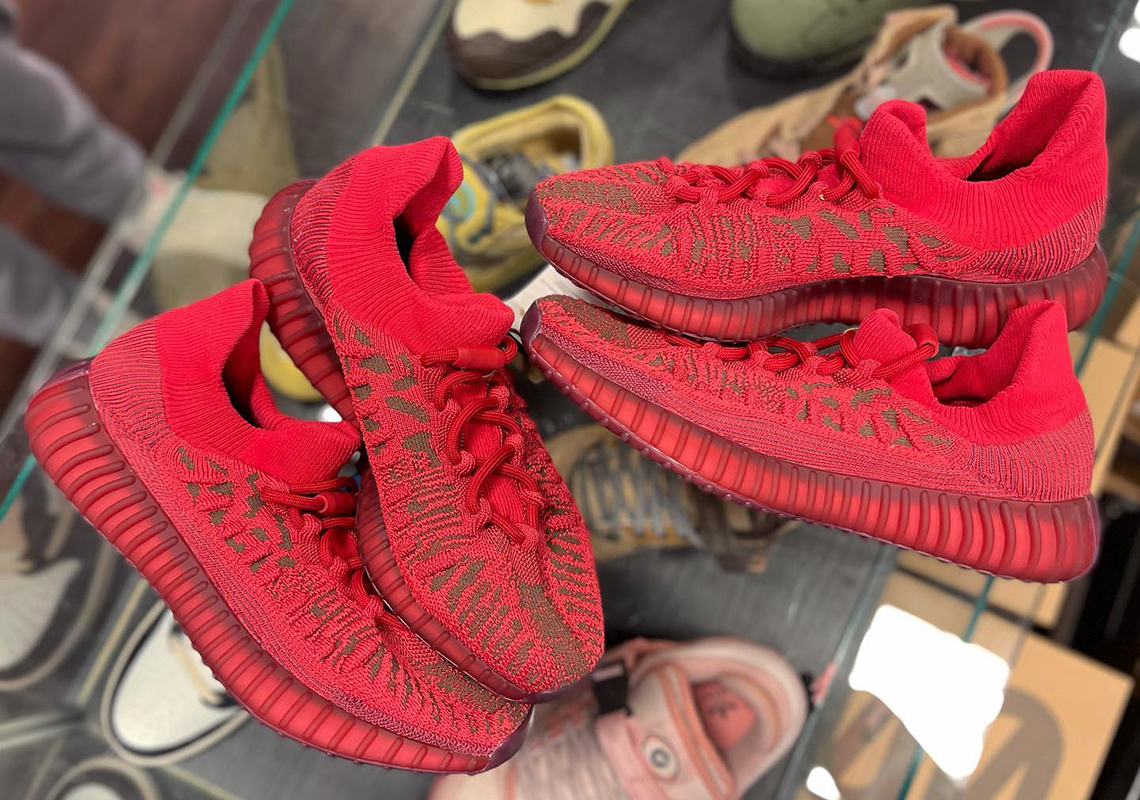 adidas Yeezy Boost 350 v2 CMPCT Slate Red GW6945 Release Date 
