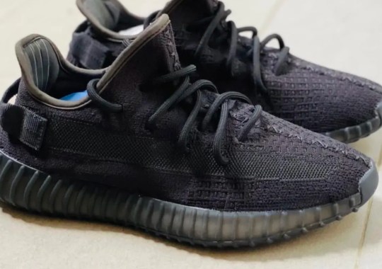 An All-Black adidas Yeezy Boost 350 v2 Appears For 2022