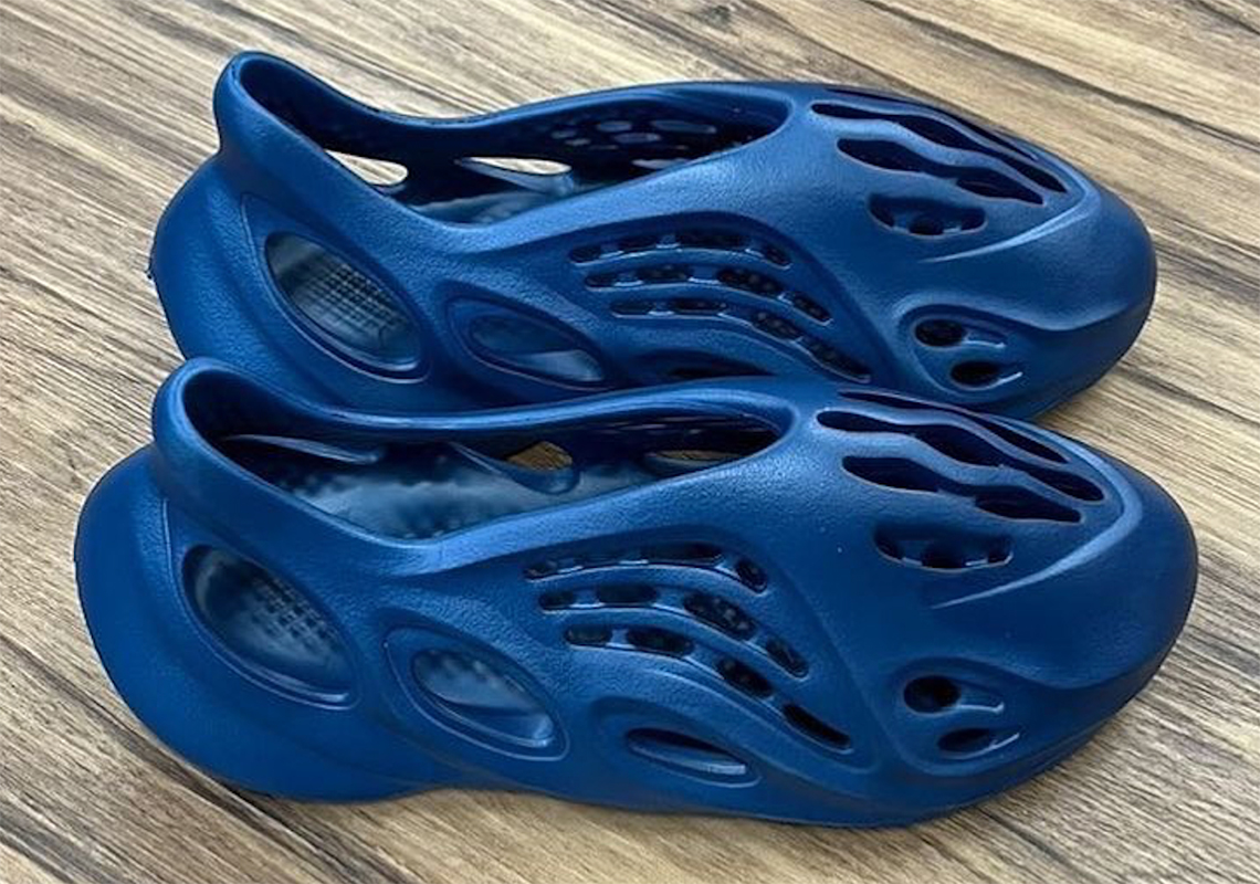 adidas Yeezy Foam Runner Blue Sample Release Info | SneakerNews.com