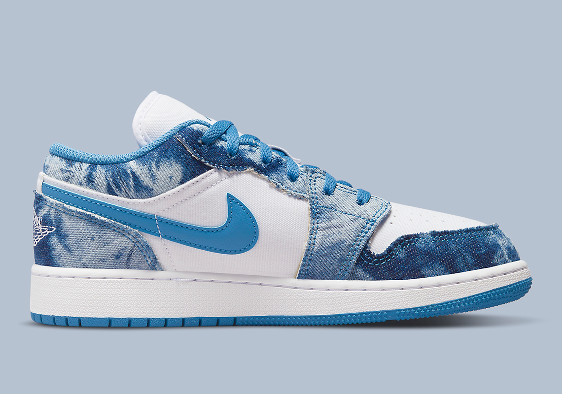 nike air jordan 1 low washed denim