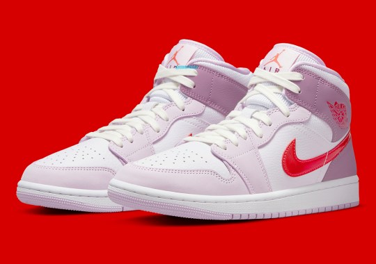 First Look At The Air Jordan 1 Mid Valentine's Day 2022