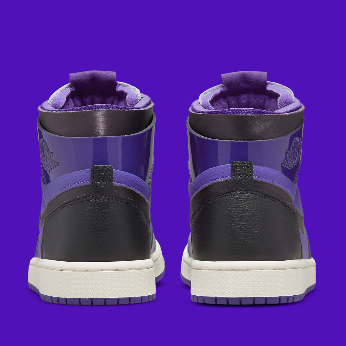 Air Jordan black and purple jordans 1 1 Zoom CMFT "Purple Patent" CT0979-505 | SneakerNews.com