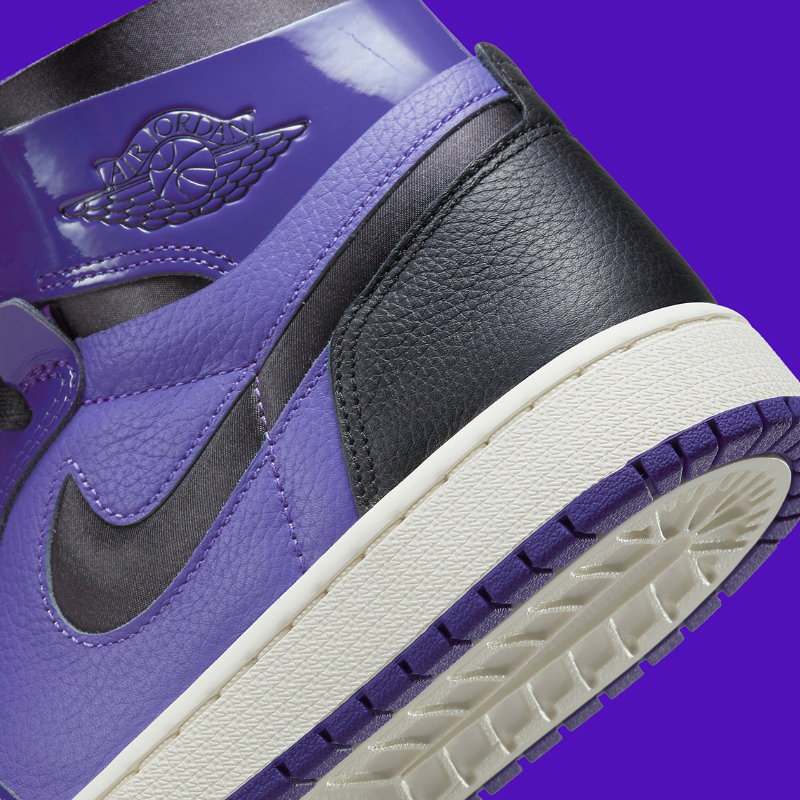 purple and silver jordans