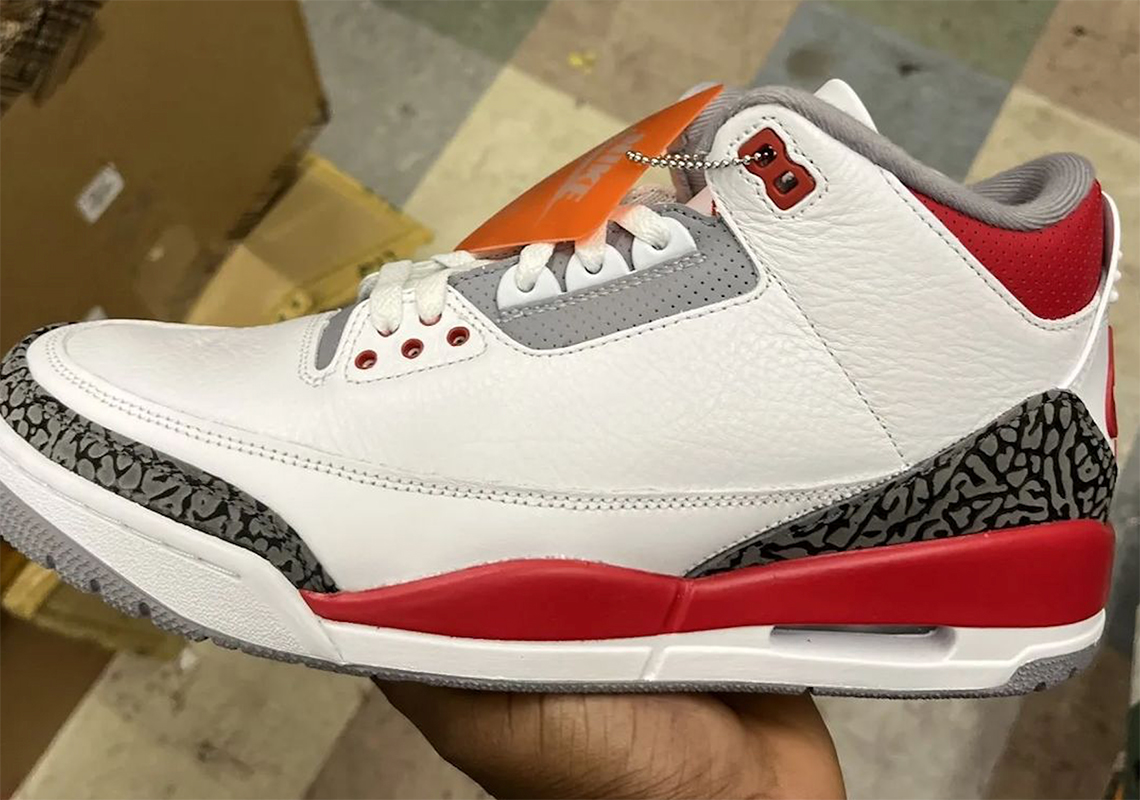 air jordan 3 fire red chicago men's shoes