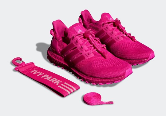 IVY PARK Dresses Up Their adidas above UltraBOOST In A Bold Pink Colorway