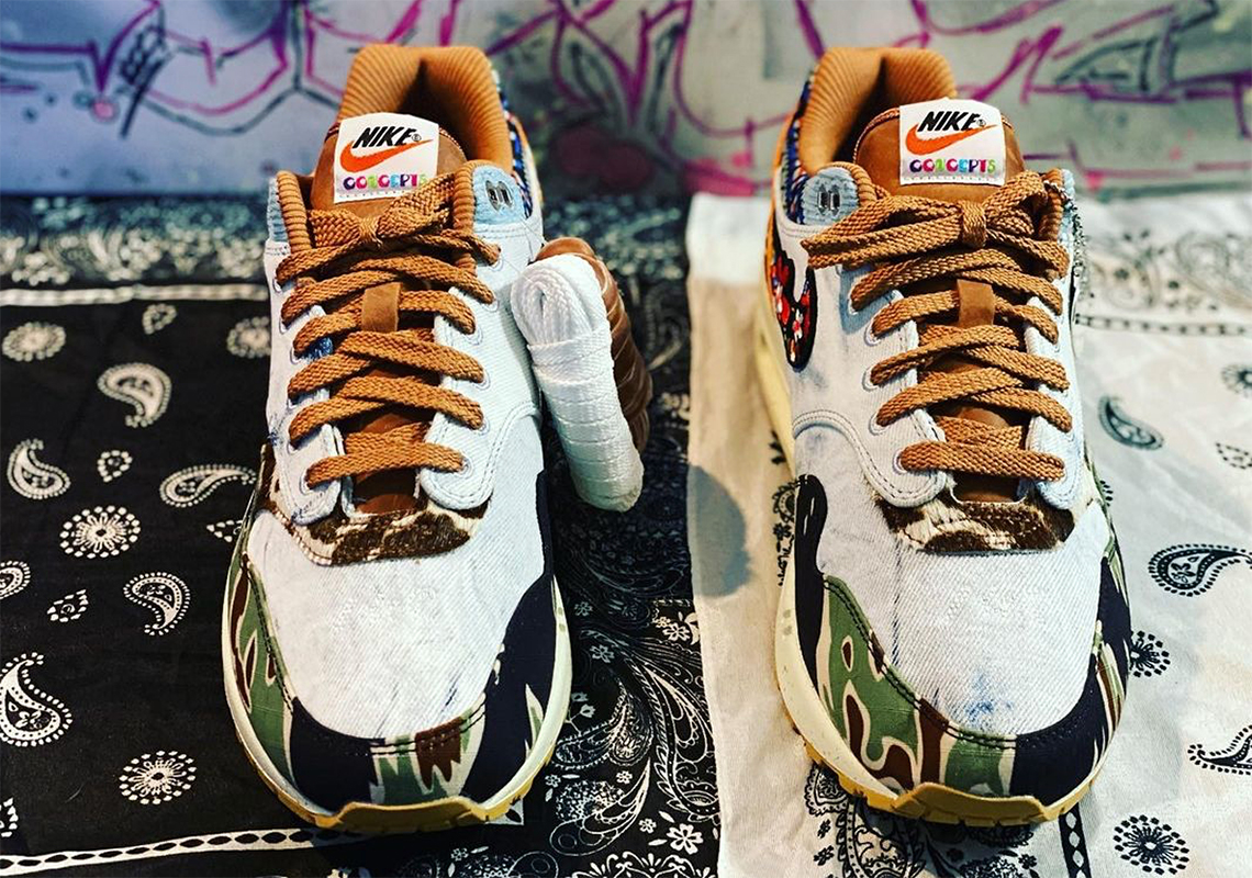 Concepts Nike Air Max 1 2022 Acid Wash Camo Release Date