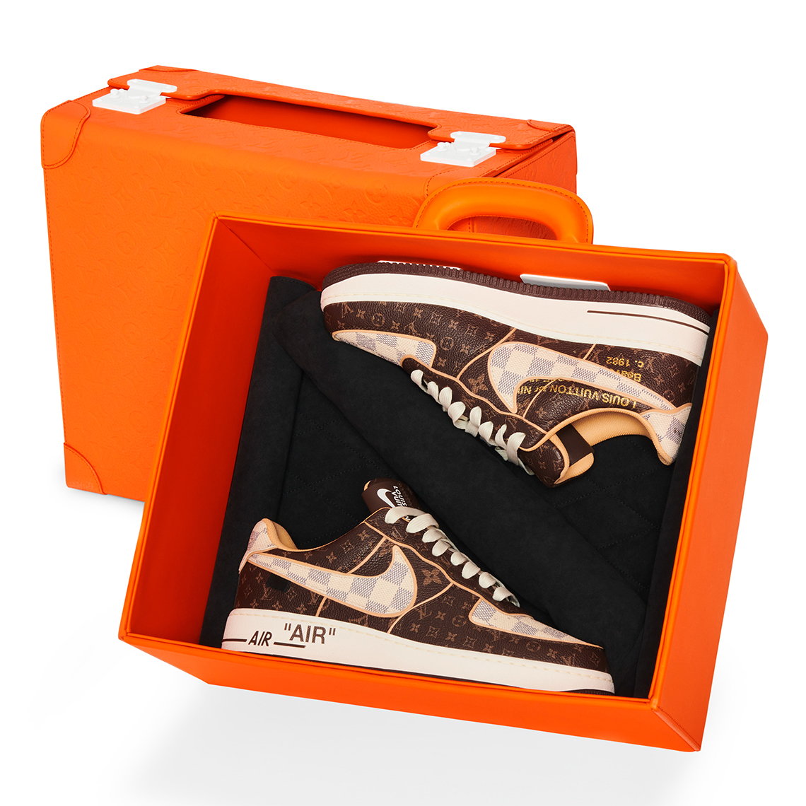 Nike Air Force 1 x Original Louis Vuitton Print – ZizzleKickz