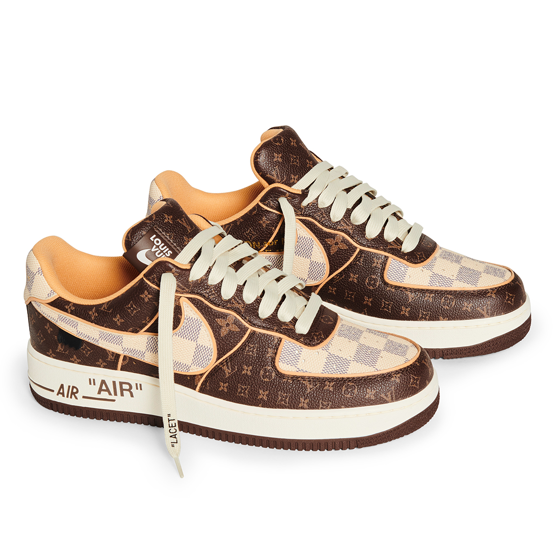 Louis Vuitton Nike Air Force 1 Sells For Over $350 Thousand