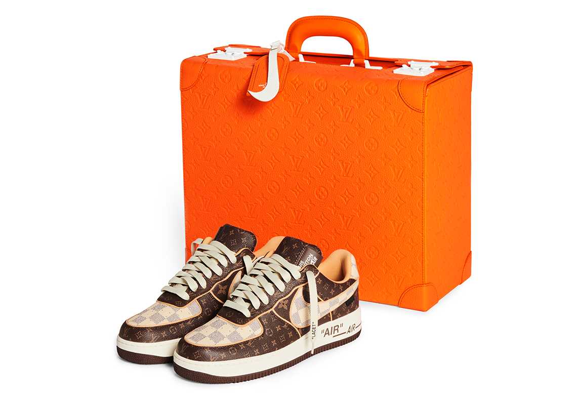 Update: The Louis Vuitton Nike Air Force 1 Auctions Reach Over $140,000 Bids