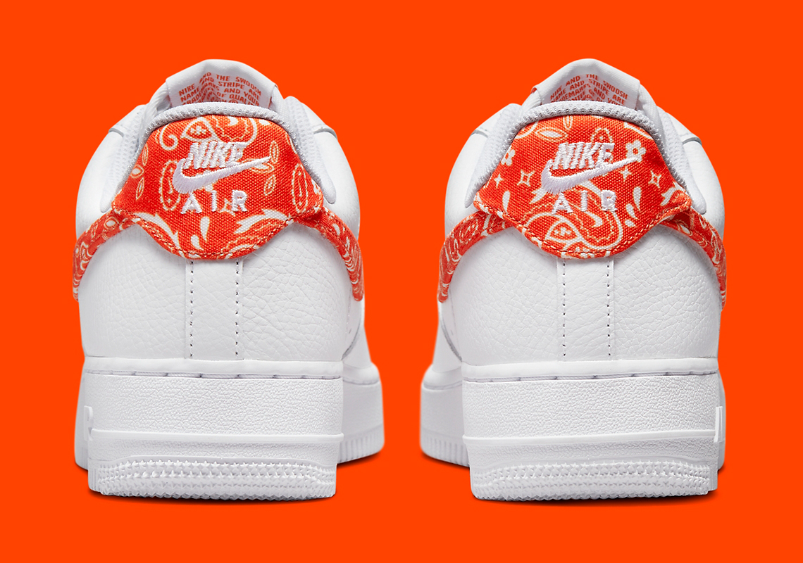 Orange Zig Zag Swooshes Appear on This Nike Air Force 1 Low •