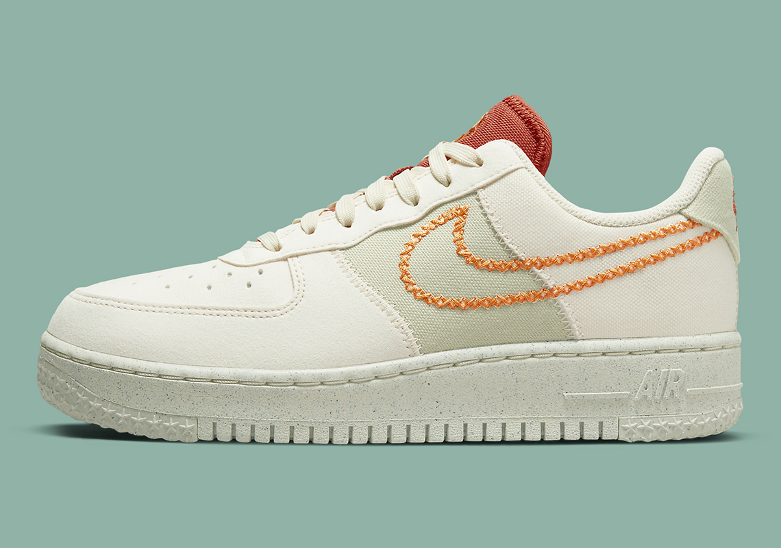 Chain Stitched Swooshes Dress The Latest Nike Air Force 1 "Next Nature"