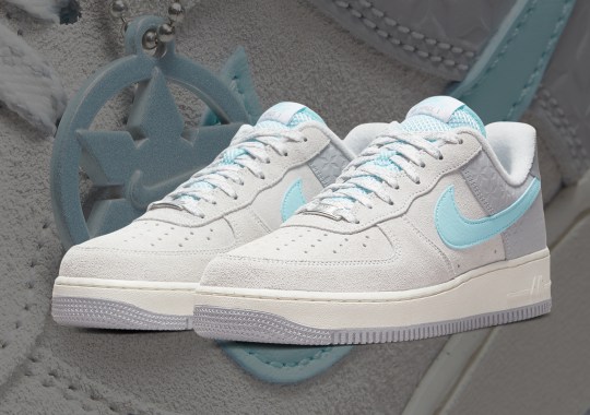A Snowflake Falls Onto The Nike Air Force 1 Low