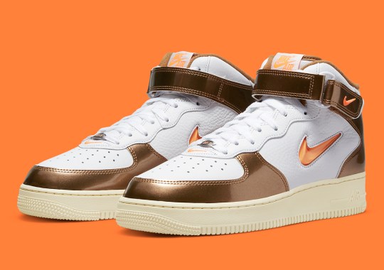 Nike Air Force 1 Mid QS Jewel Releasing In Pearlized Ale Brown