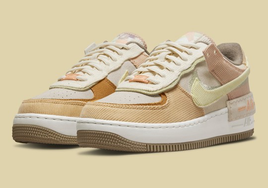Nike Air Force 1 Shadow “On The Bright Side” Goes Heavy With Corduroy