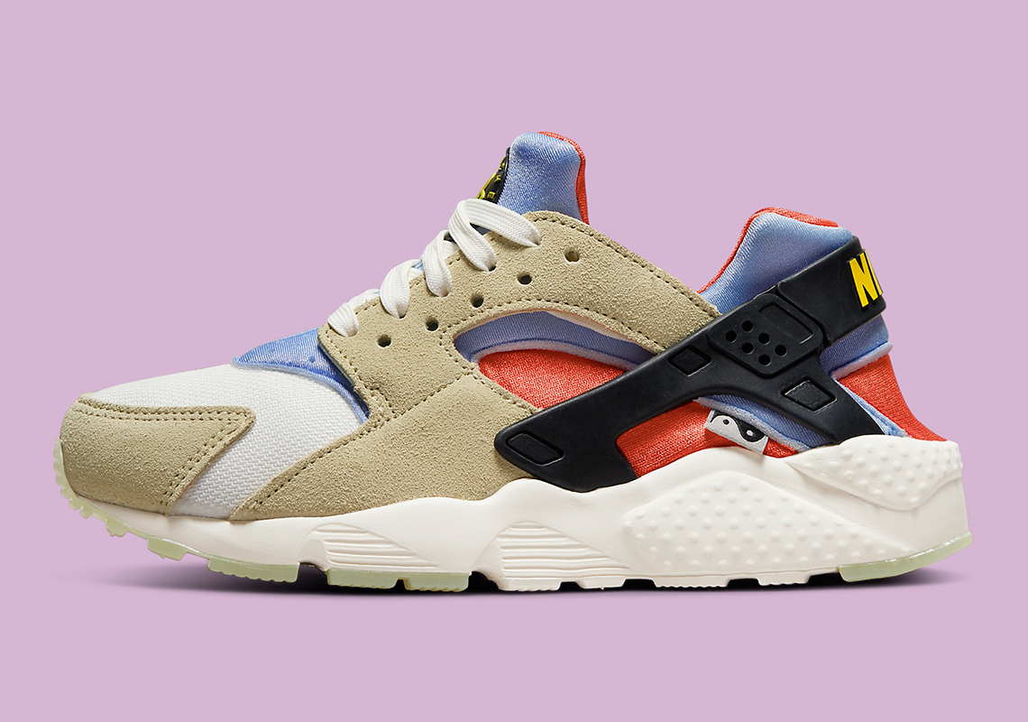 The khaki nike Air Huarache "Yin-And-Yang" Speaks To The Duality Of Life