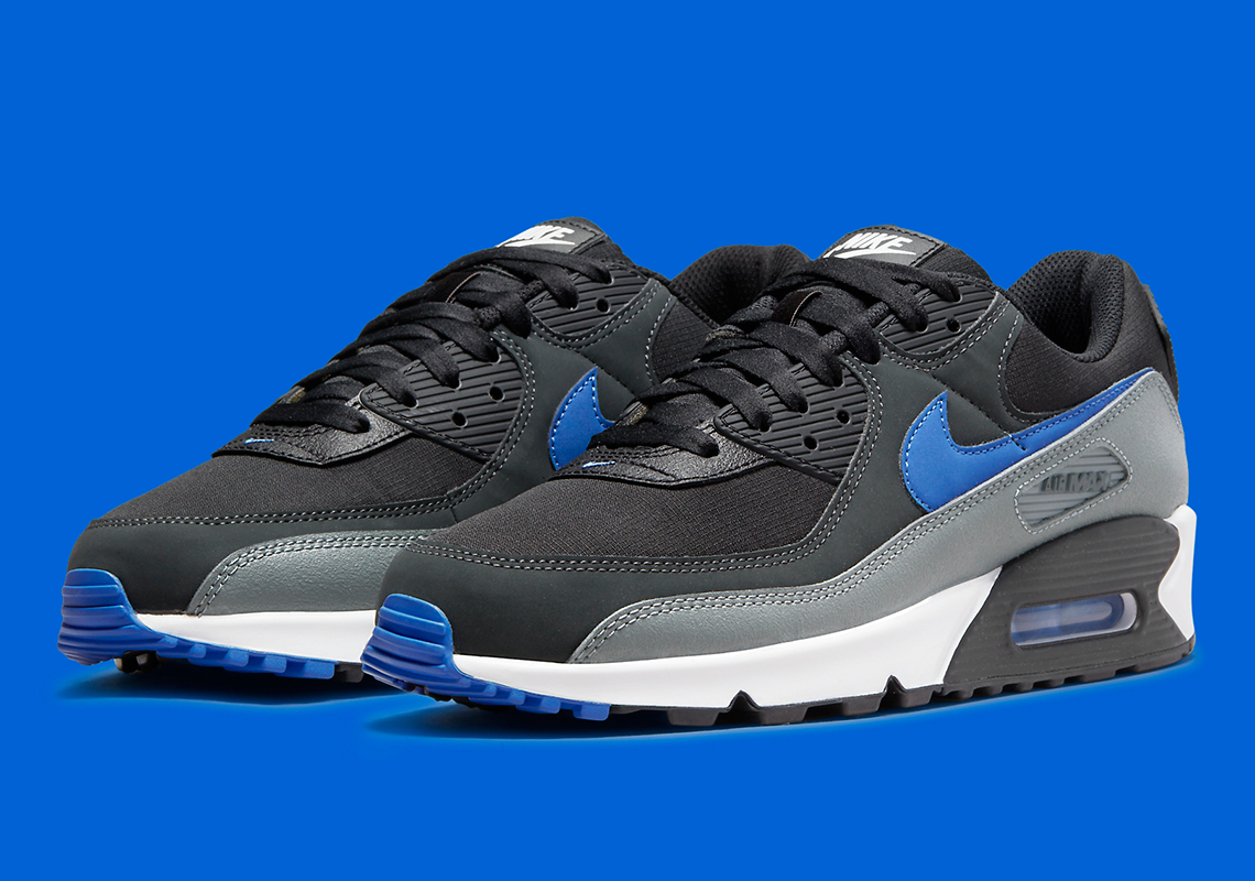 Air max 90 hot sale blue and grey