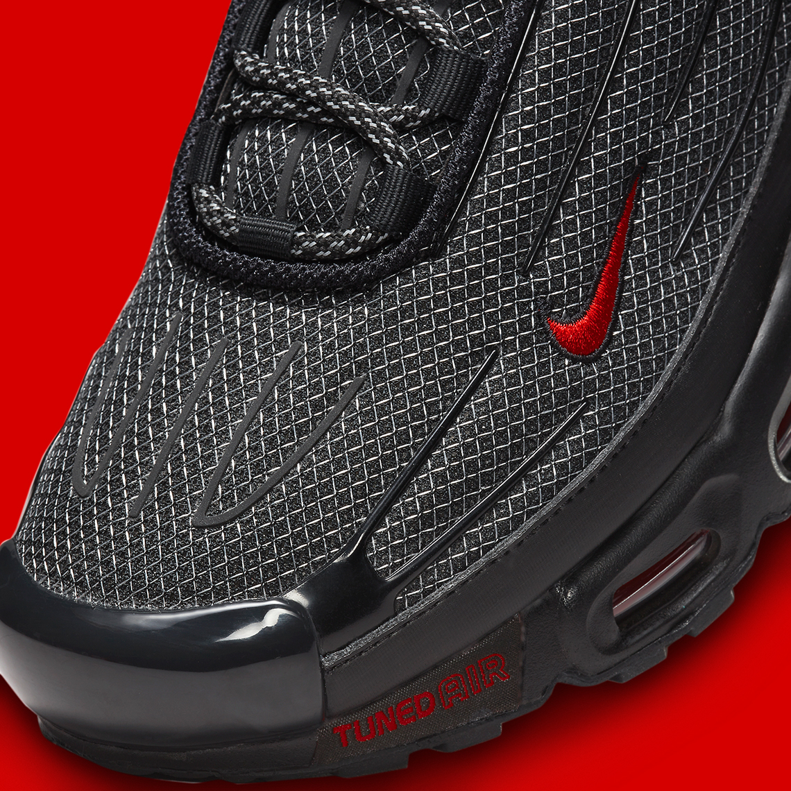 Nike Air Max Plus 3 Black Red Silver DO6385002 general high quality