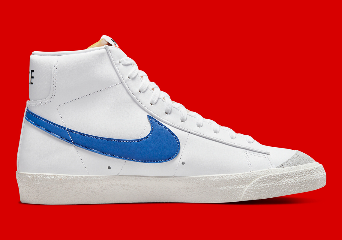 Nike Blazer Mid 77 White Blue Red Bq6806 117 5