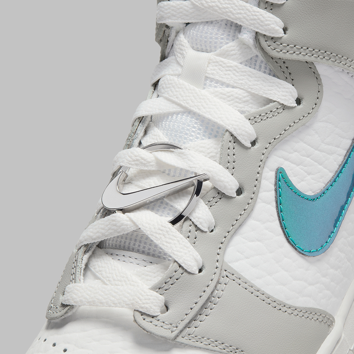 Nike dunks high 2024 grey and teal