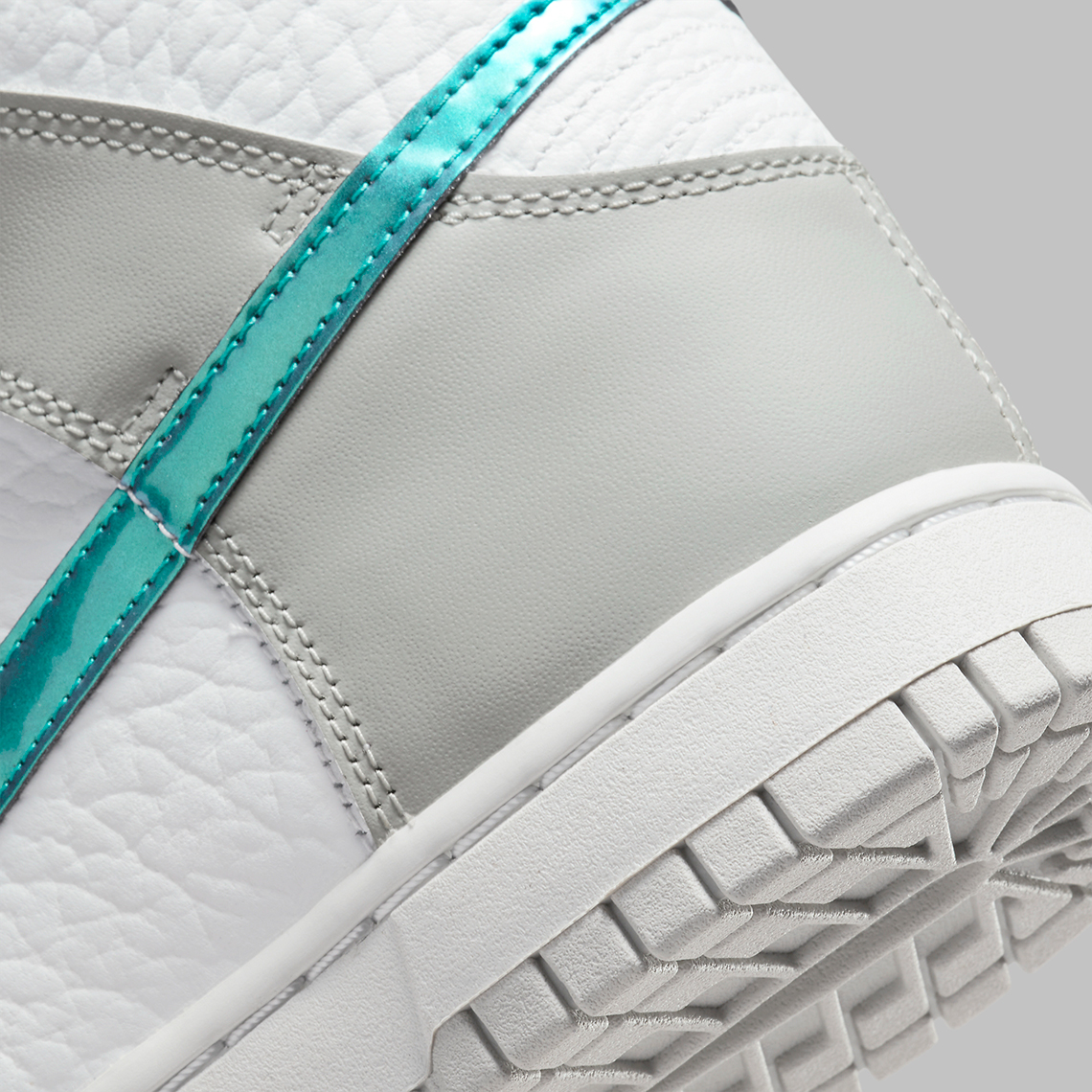 Nike Dunk High White Grey Turquoise Dr7855 100 4