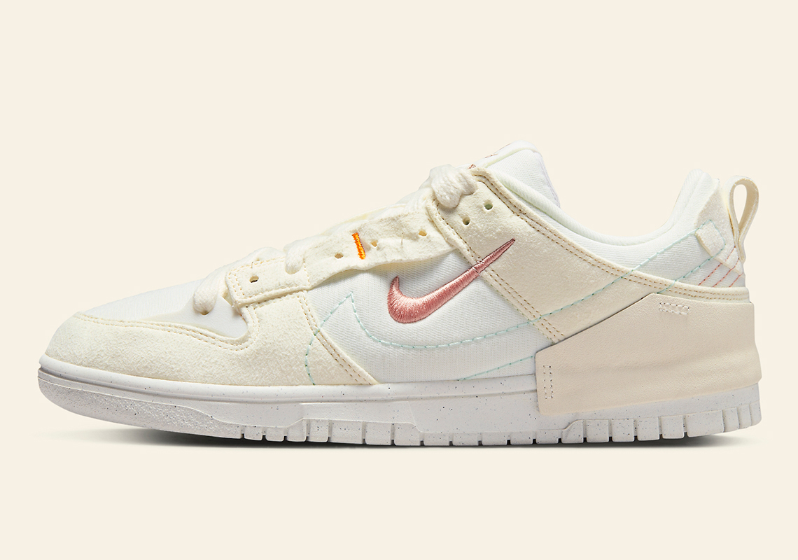 Nike Dunk Low Disrupt 2 Pale Ivory Light Madder Root Sail Venice Dh4402 100 5